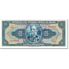 Banknote, Brazil, 20 Cruzeiros, 1943, Undated (1943), KM:136a, UNC(64)