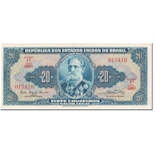 Biljet, Brazilië, 20 Cruzeiros, 1961, Undated (1961), KM:168a, SUP+