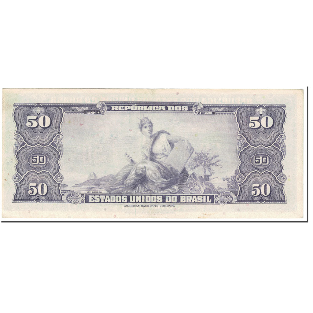 Banconote, Brasile, 50 Cruzeiros, 1961, Undated (1961), KM:169a, SPL