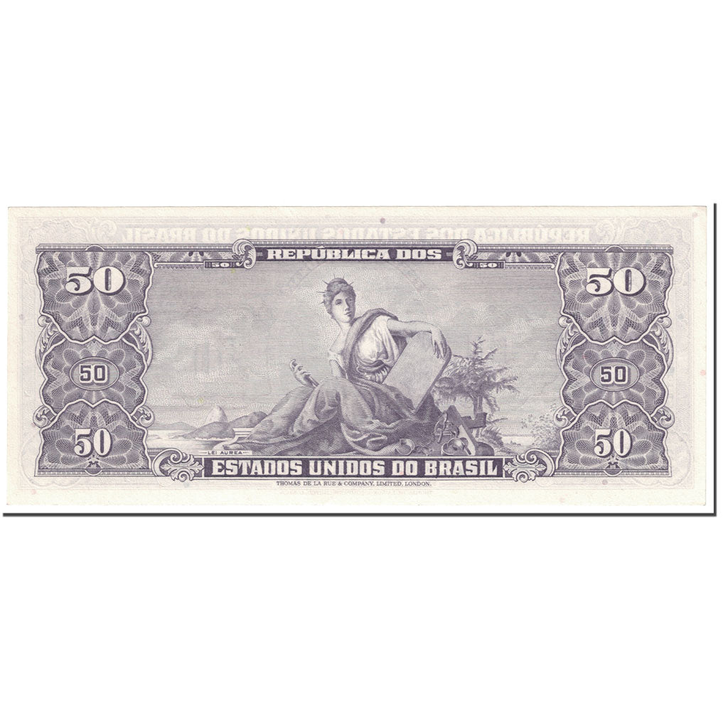 Banconote, Brasile, 5 Centavos on 50 Cruzeiros, 1967, Undated (1967), KM:184b