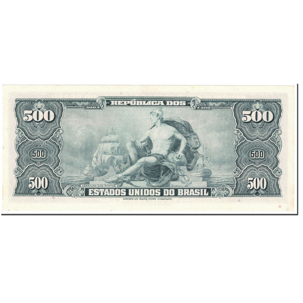 Banknote, Brazil, 50 Centavos on 500 Cruzeiros, 1967, Undated (1967), KM:186a