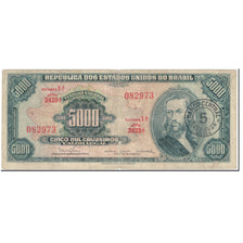 Billet, Brésil, 5 Cruzeiros Novos on 5000 Cruzeiros, 1967, Undated (1967)