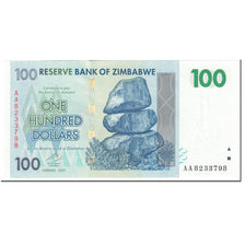 Banknote, Zimbabwe, 100 Dollars, 2007, Undated (2007), KM:69, UNC(65-70)