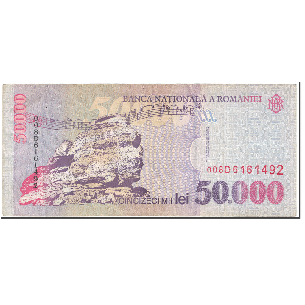 Banknote, Romania, 50,000 Lei, 2000, UNDATED (2000), KM:109Aa, EF(40-45)