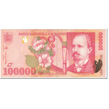 Banknote, Romania, 100,000 Lei, 1998, Undated (1998), KM:110, AU(55-58)