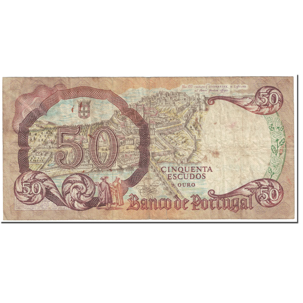 Banknote, Portugal, 50 Escudos, 1964, 1964-02-28, KM:168, EF(40-45)