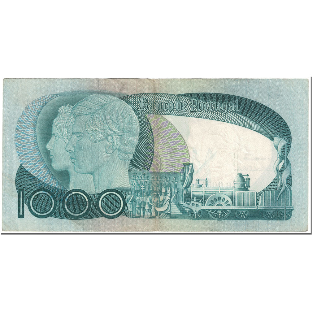 Biljet, Portugal, 1000 Escudos, 1968, 1968-05-28, KM:175a, SUP