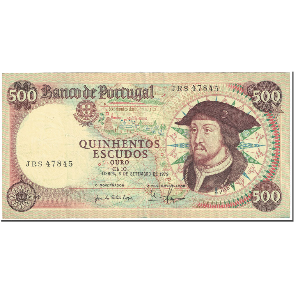 Banconote, Portogallo, 500 Escudos, 1979, 1979-09-06, KM:170b, BB