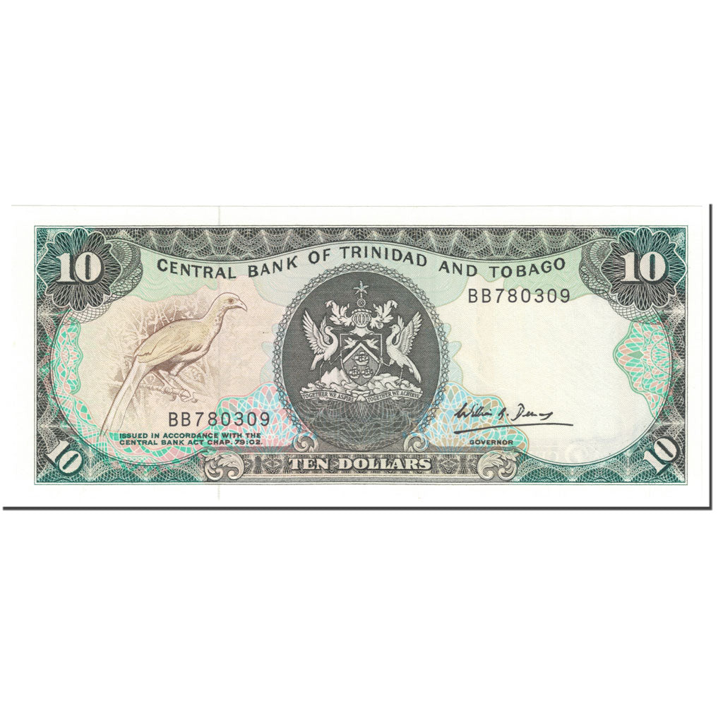 Banknote, Trinidad and Tobago, 10 Dollars, 1985, Undated (1985), KM:38b