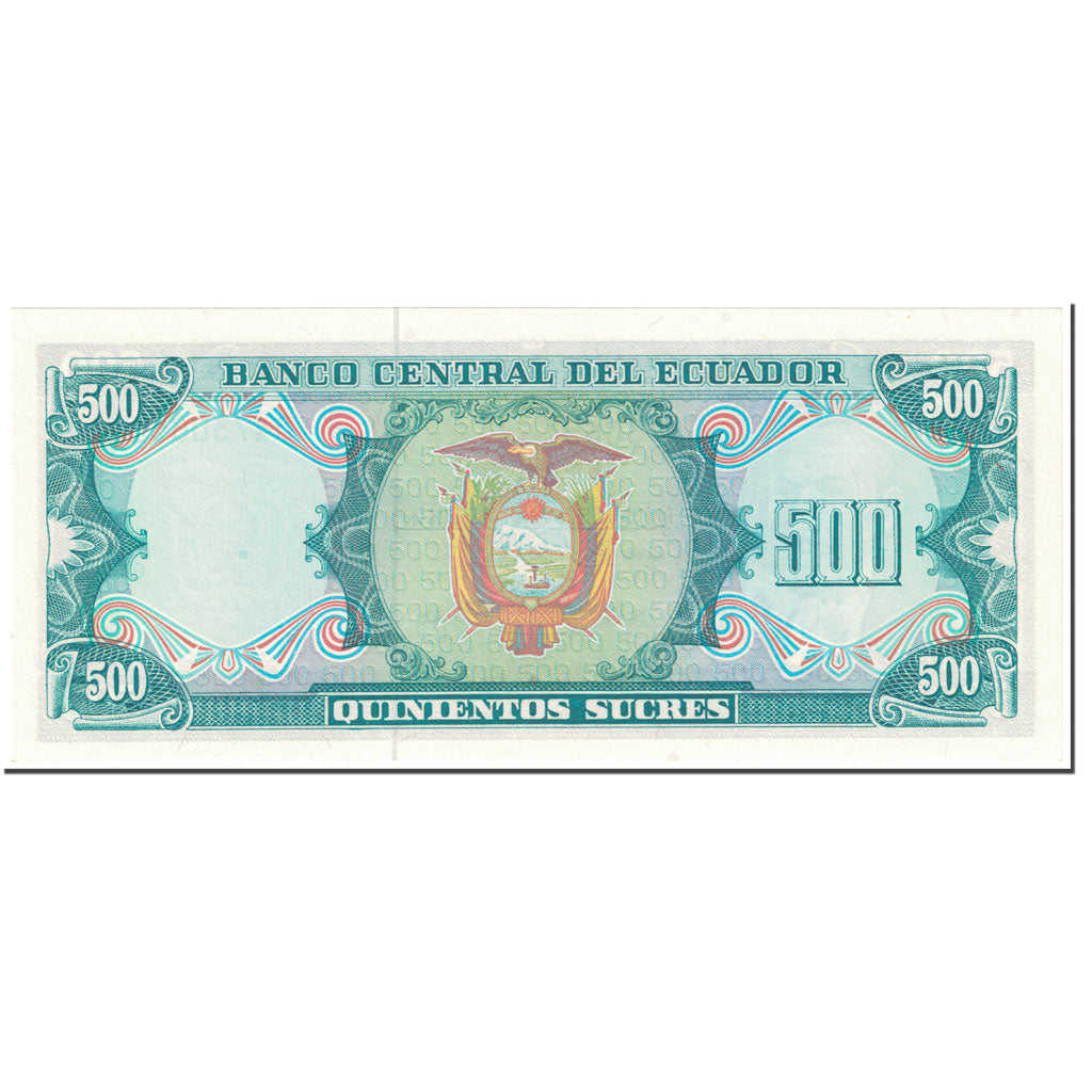 Banknote, Ecuador, 500 Sucres, 1984, 1984-09-05, KM:124a, UNC(65-70)