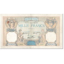 Frankreich, 1000 Francs, 1 000 F 1927-1940 ''Cérès et Mercure'', 1940