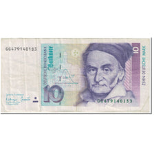 Banknote, GERMANY - FEDERAL REPUBLIC, 10 Deutsche Mark, 1993, 1993-10-01