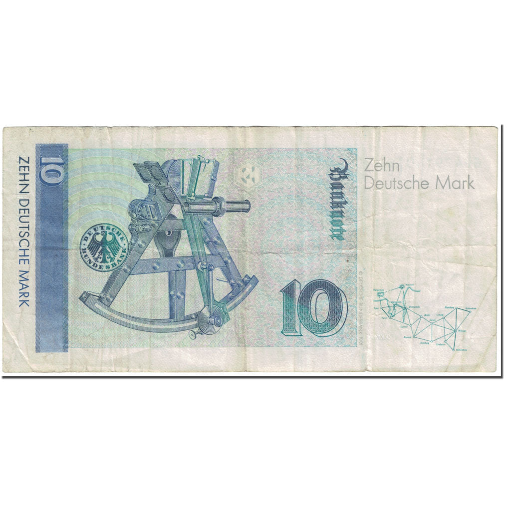 Banknote, GERMANY - FEDERAL REPUBLIC, 10 Deutsche Mark, 1993, 1993-10-01