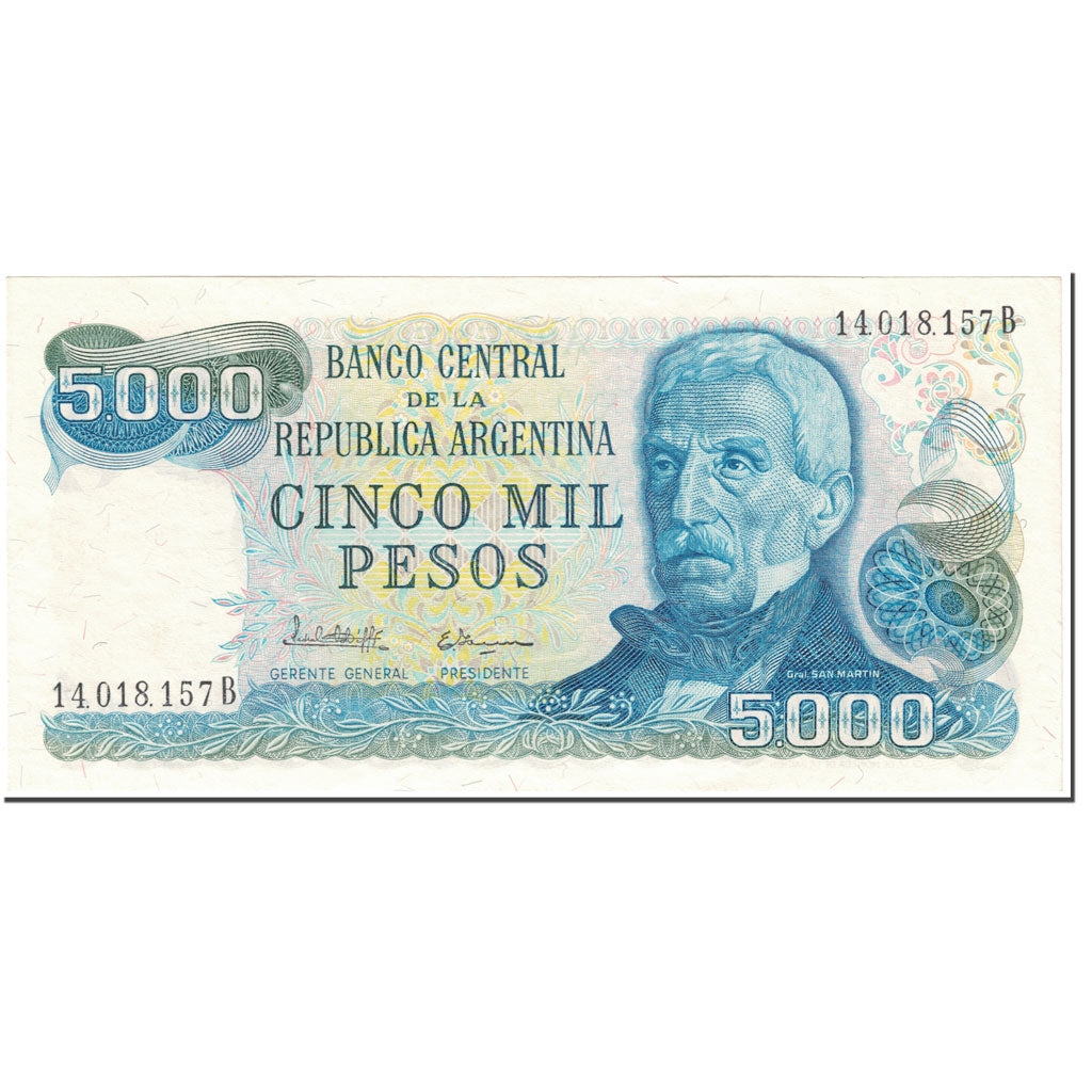 Billet, Argentine, 5000 Pesos, 1981, Undated (1981), KM:305b, NEUF