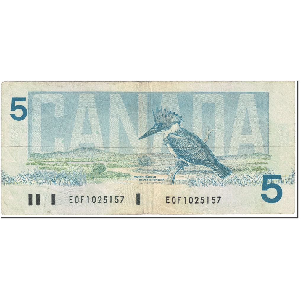 Banknote, Canada, 5 Dollars, 1986, Undated (1986), KM:95a1, EF(40-45)