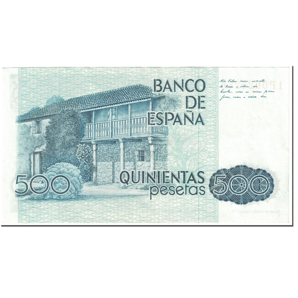 Banknote, Spain, 500 Pesetas, 1979, 1979-10-23, KM:157, AU(50-53)