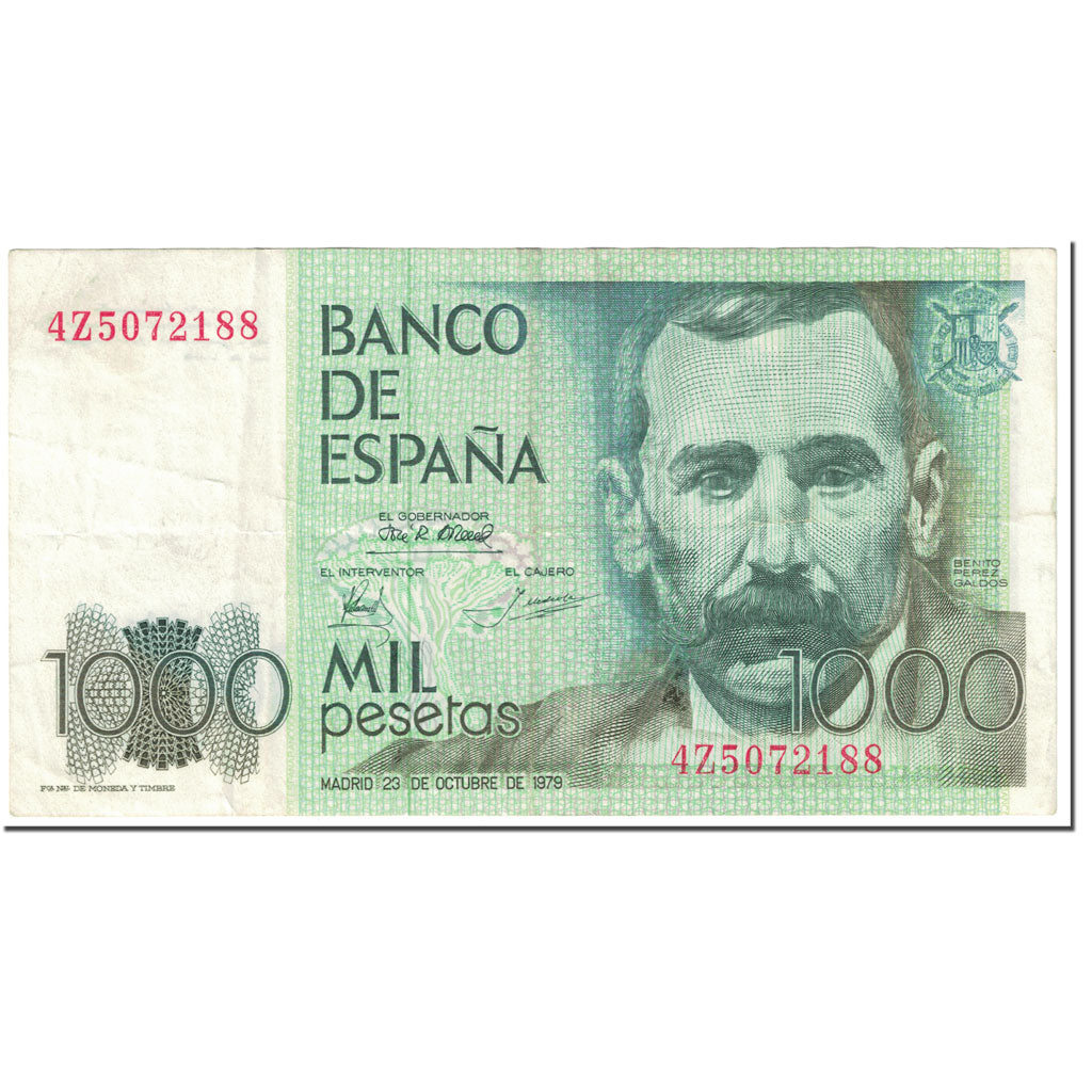 Banconote, Spagna, 1000 Pesetas, 1979, 1979-10-23, KM:158, BB