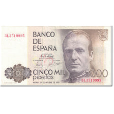 Banknote, Spain, 5000 Pesetas, 1979, 1979-10-23, KM:160, AU(55-58)