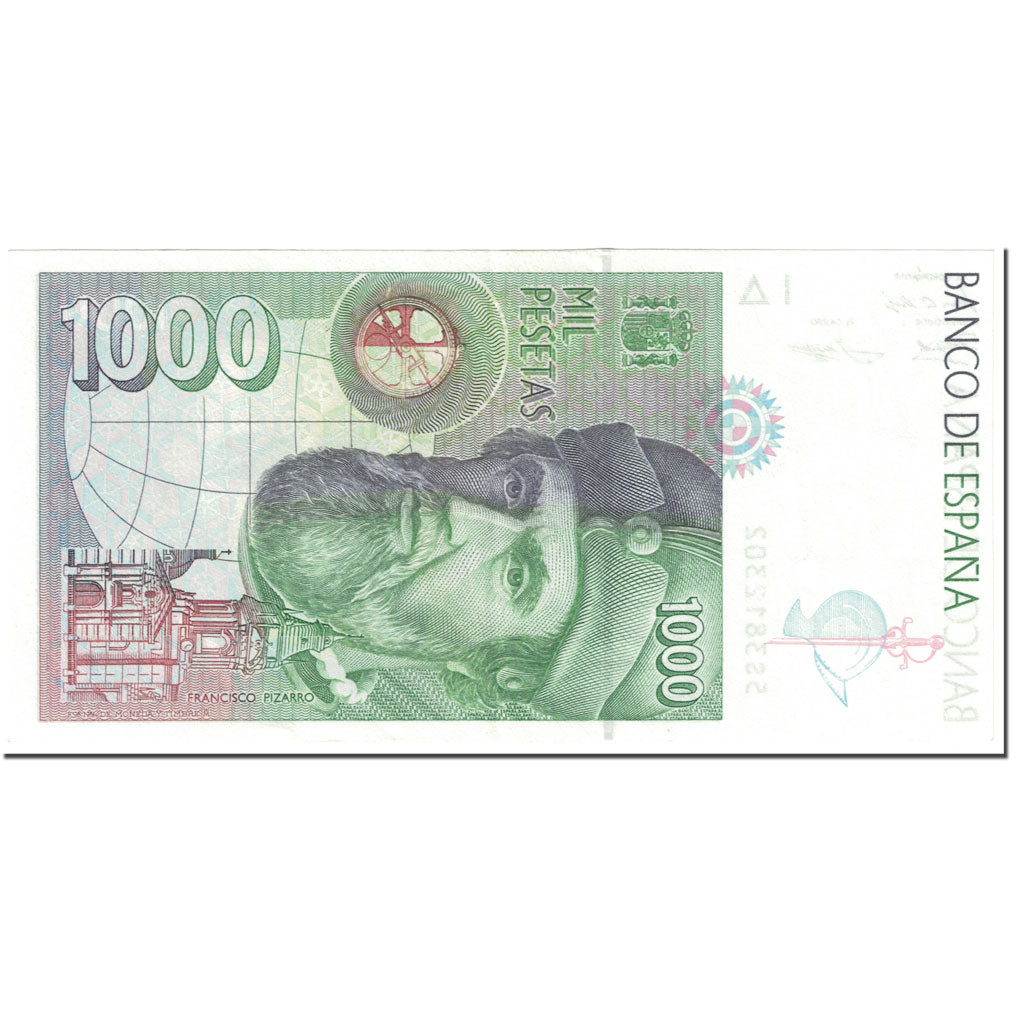 Banknote, Spain, 1000 Pesetas, 1992, 1992-10-12, KM:163, UNC(63)