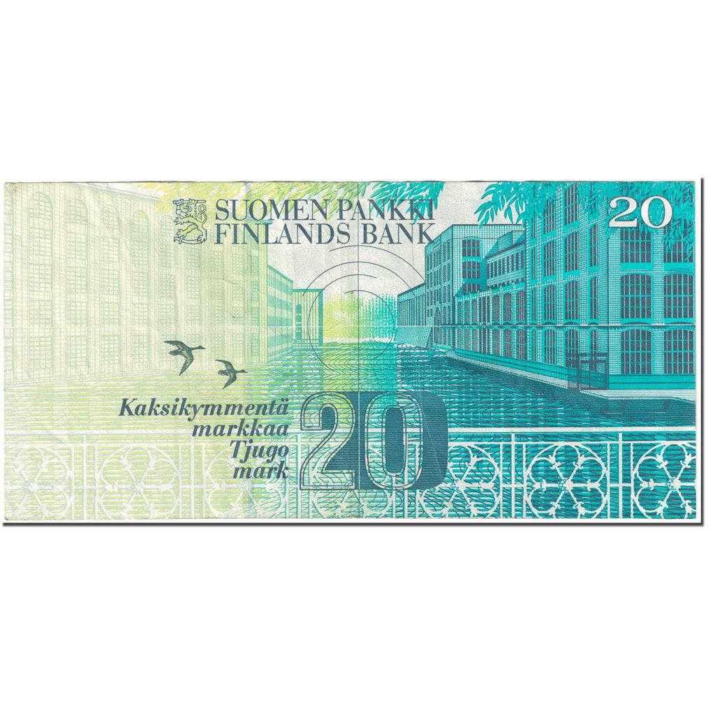 Banknote, Finland, 20 Markkaa, 1993, Undated (1993), KM:122, AU(50-53)