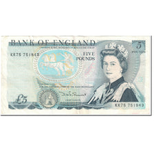Banknote, Great Britain, 5 Pounds, 1982, Undated (1982), KM:378c, EF(40-45)