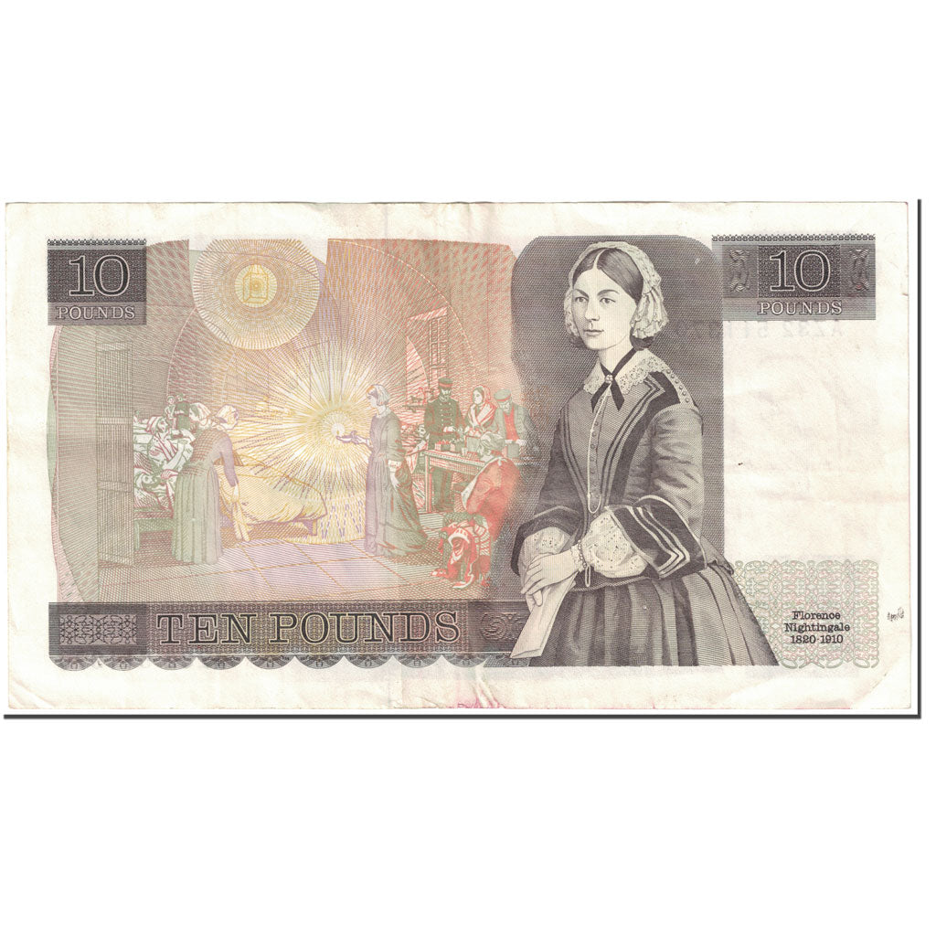 Banknote, Great Britain, 10 Pounds, 1984, Undated (1984), KM:379c, EF(40-45)