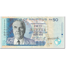 Banknote, Mauritius, 50 Rupees, 2009, Undated (2009), KM:50e, EF(40-45)