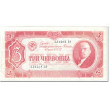 Banknote, Russia, 3 Chervontsa, 1937, Undated (1937), KM:203a, EF(40-45)
