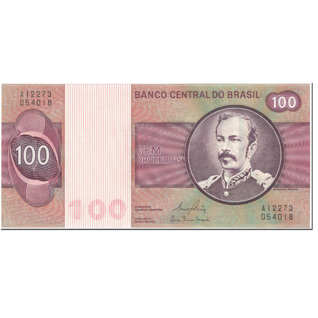 Banknote, Brazil, 100 Cruzeiros, 1981, Undated (1981), KM:195Ab, UNC(65-70)