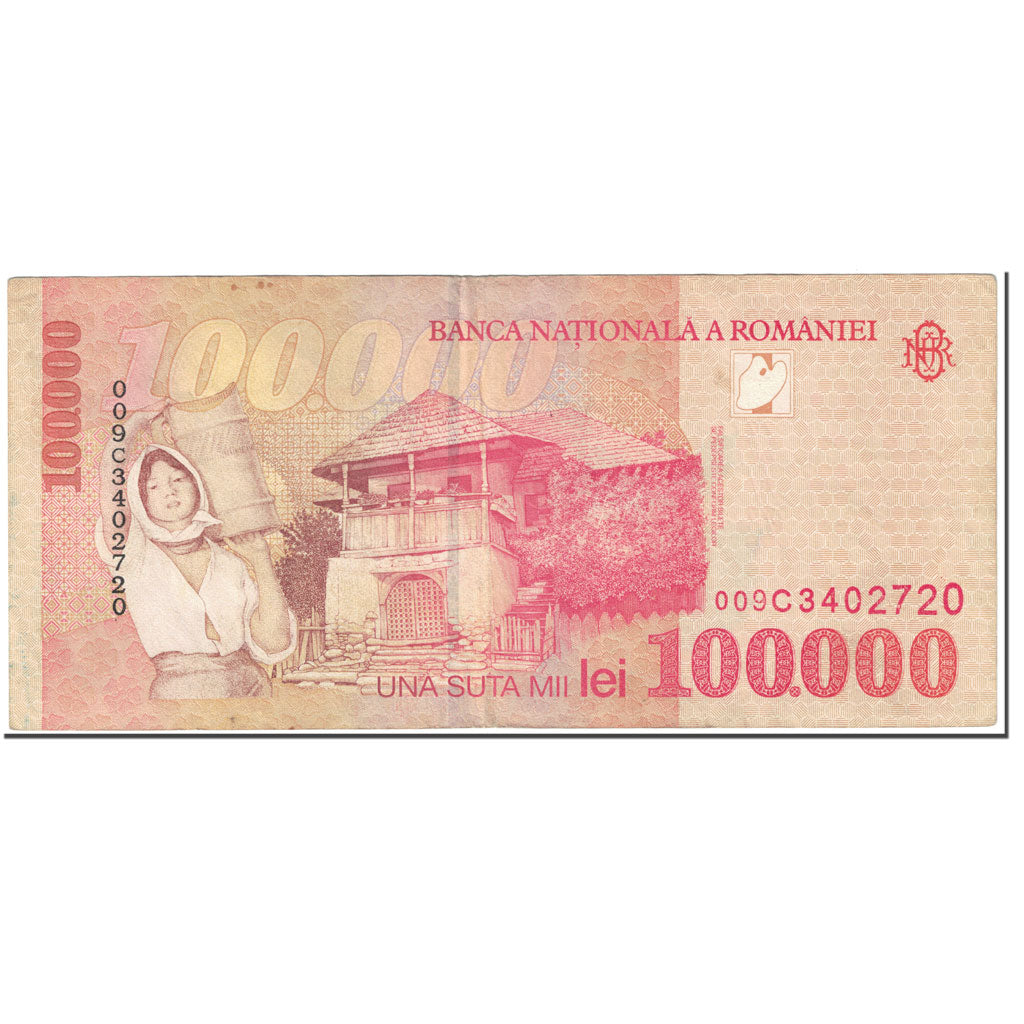 Banknote, Romania, 100,000 Lei, 1998, Undated (1998), KM:110, EF(40-45)
