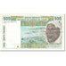 Banknote, West African States, 500 Francs, 1991, Undated (1991), KM:710Ka
