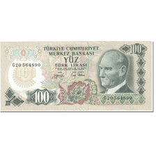 Billet, Turquie, 100 Lira, 1979-1986, Undated(1979-86), KM:189a, SUP+