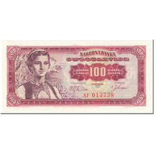 Banknote, Yugoslavia, 100 Dinara, 1963, 1963-05-01, KM:73a, UNC(65-70)