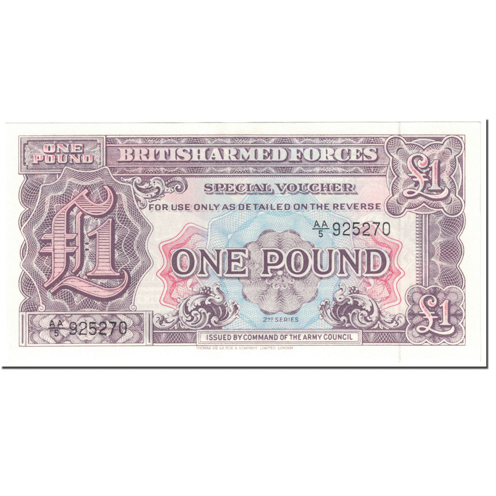 Banknote, Great Britain, 1 Pound, 1948, Undated (1948), KM:M22a, UNC(65-70)