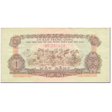 Billete, 1 D<ox>ng, 1963, Vietnam del Sur, Undated (1963), KM:R4, EBC