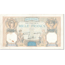 France, 1000 Francs, 1 000 F 1927-1940 ''Cérès et Mercure'', 1940, 1940-04-18