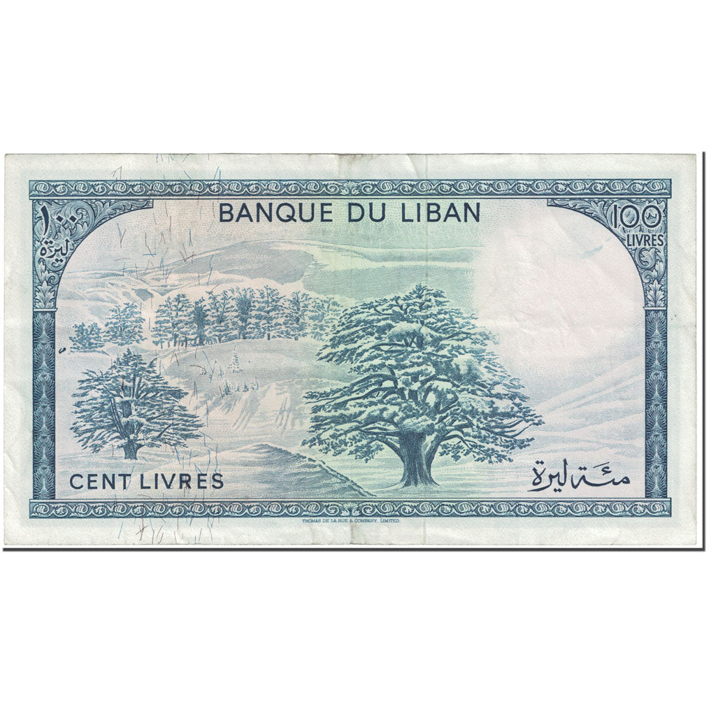 Banknote, Lebanon, 100 Livres, 1972, Undated (1972), KM:66b, AU(55-58)