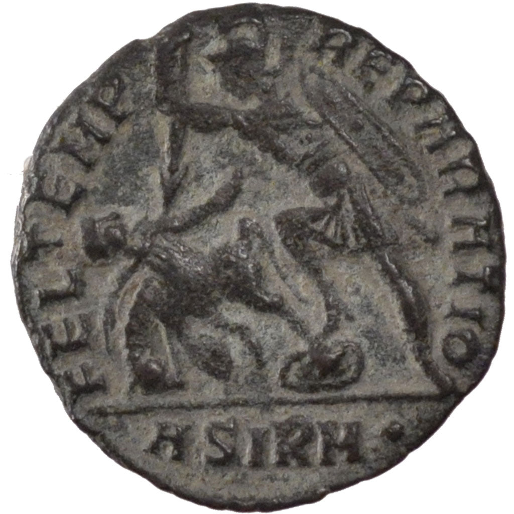 Constantius II, Nummus, Sirmium, EF(40-45), Copper, Cohen #45, 2.00