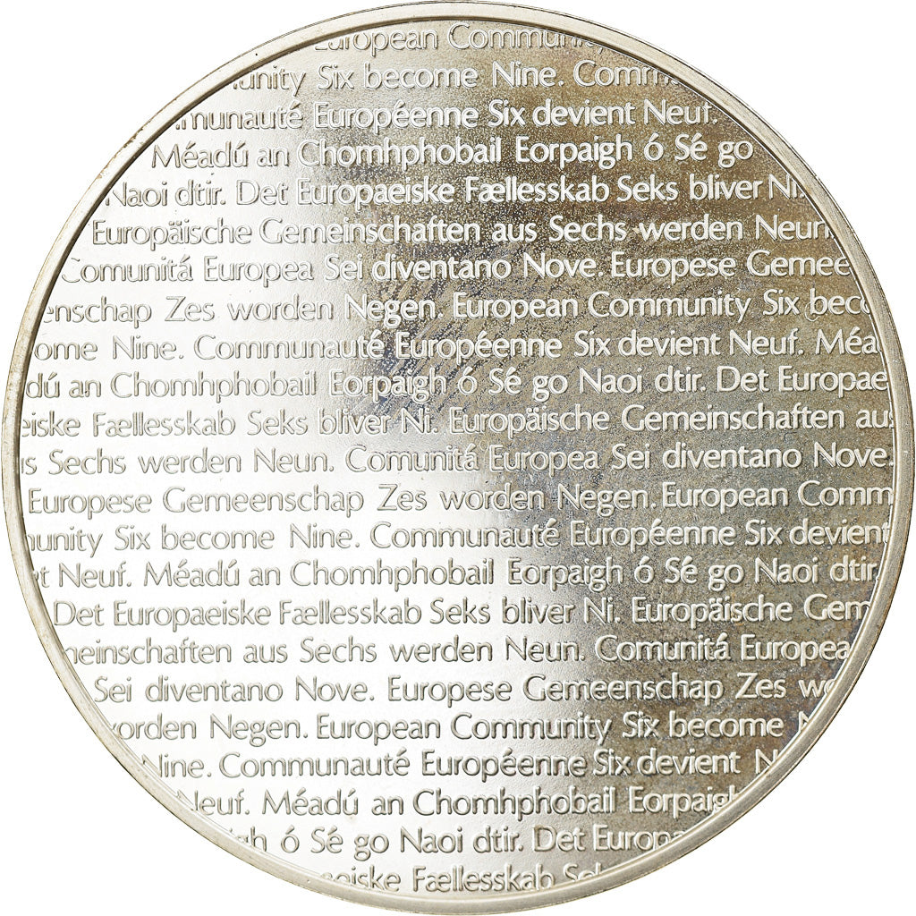 Frankrijk, Medaille, La Communauté Européenne à Neuf Pays, Politics, Society
