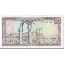 Banknote, Lebanon, 10 Livres, 1978, Undated (1978), KM:63d, EF(40-45)