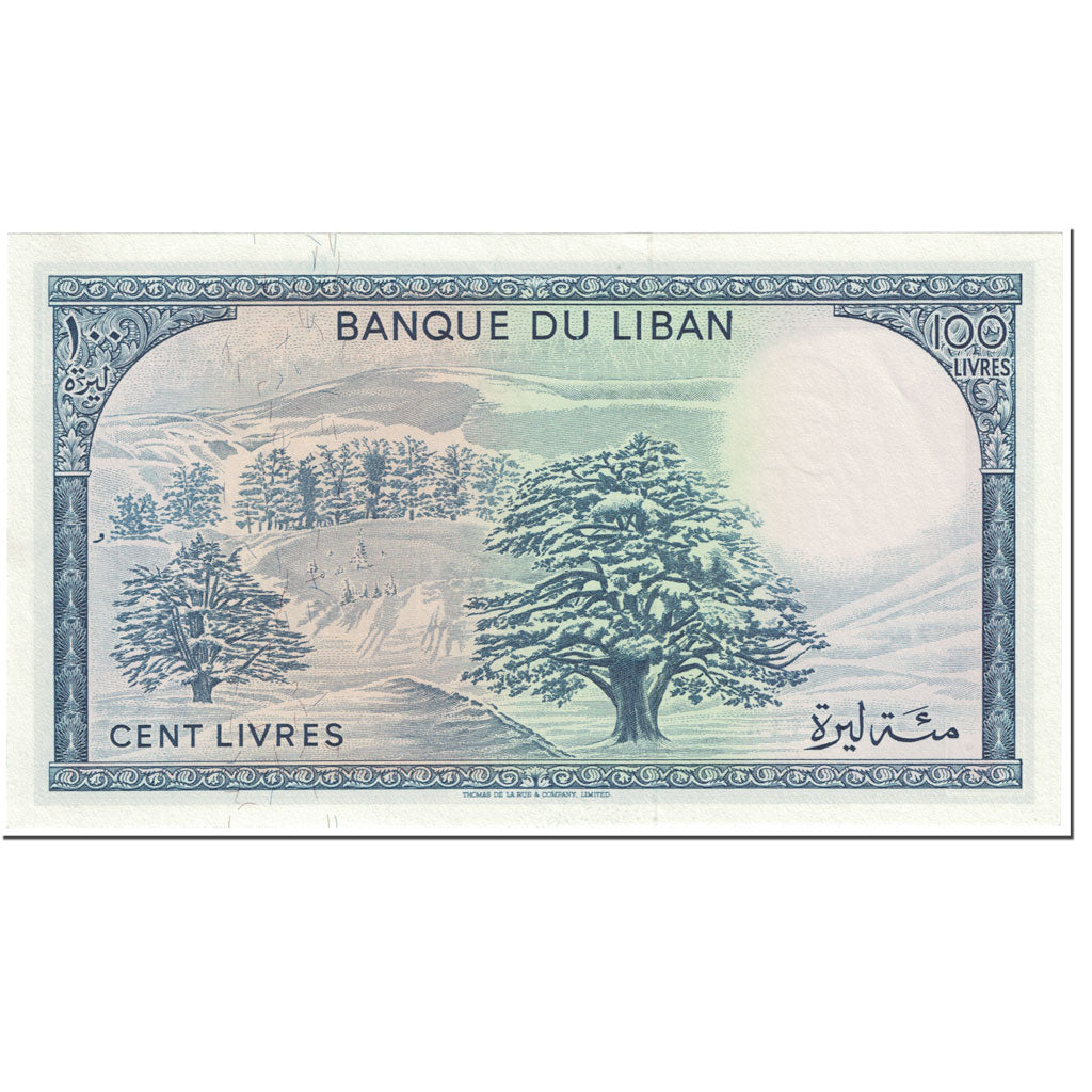 Banknote, Lebanon, 100 Livres, 1973, Undated (1973), KM:66b, UNC(65-70)