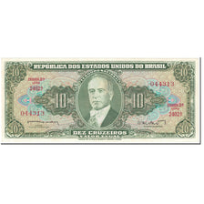 Billet, Brésil, 10 Cruzeiros, 1962, Undated (1962), KM:177a, SPL