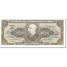 Banconote, Brasile, 5 Cruzeiros, 1962, Undated (1962), KM:176a, FDS
