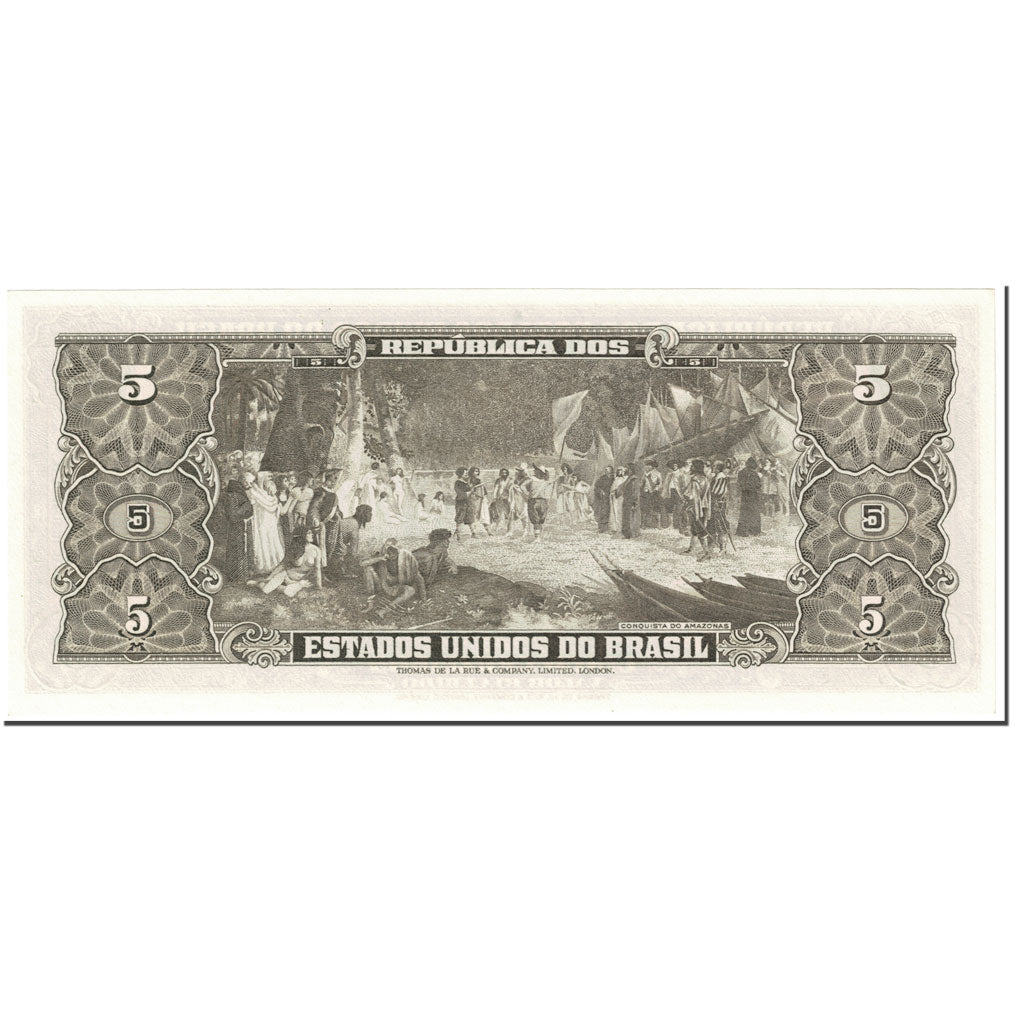 Banknote, Brazil, 5 Cruzeiros, 1953-1959, Undated (1953-1959), KM:158c