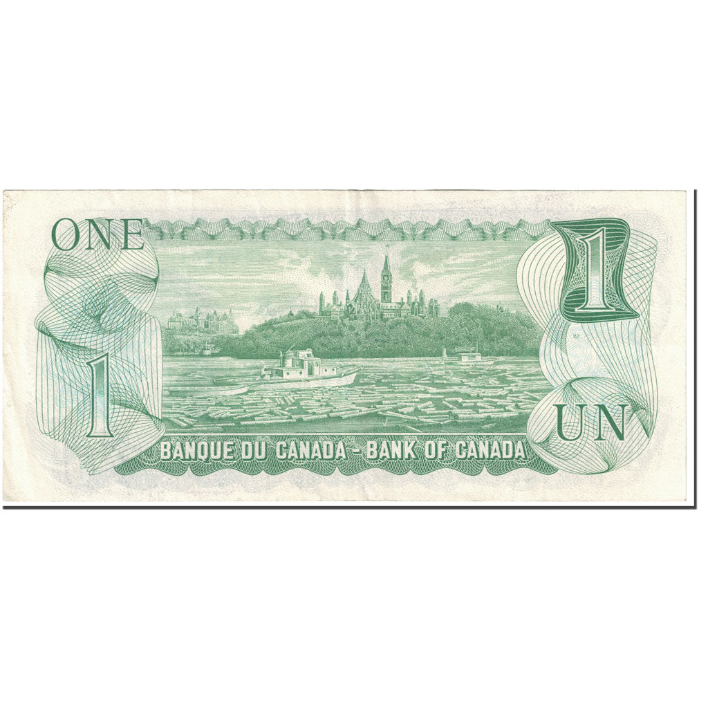 Banknote, Canada, 1 Dollar, 1973, Undated (1973), KM:85c, AU(55-58)