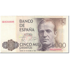 Banknote, Spain, 5000 Pesetas, 1979, Undated (1979), KM:160, AU(55-58)