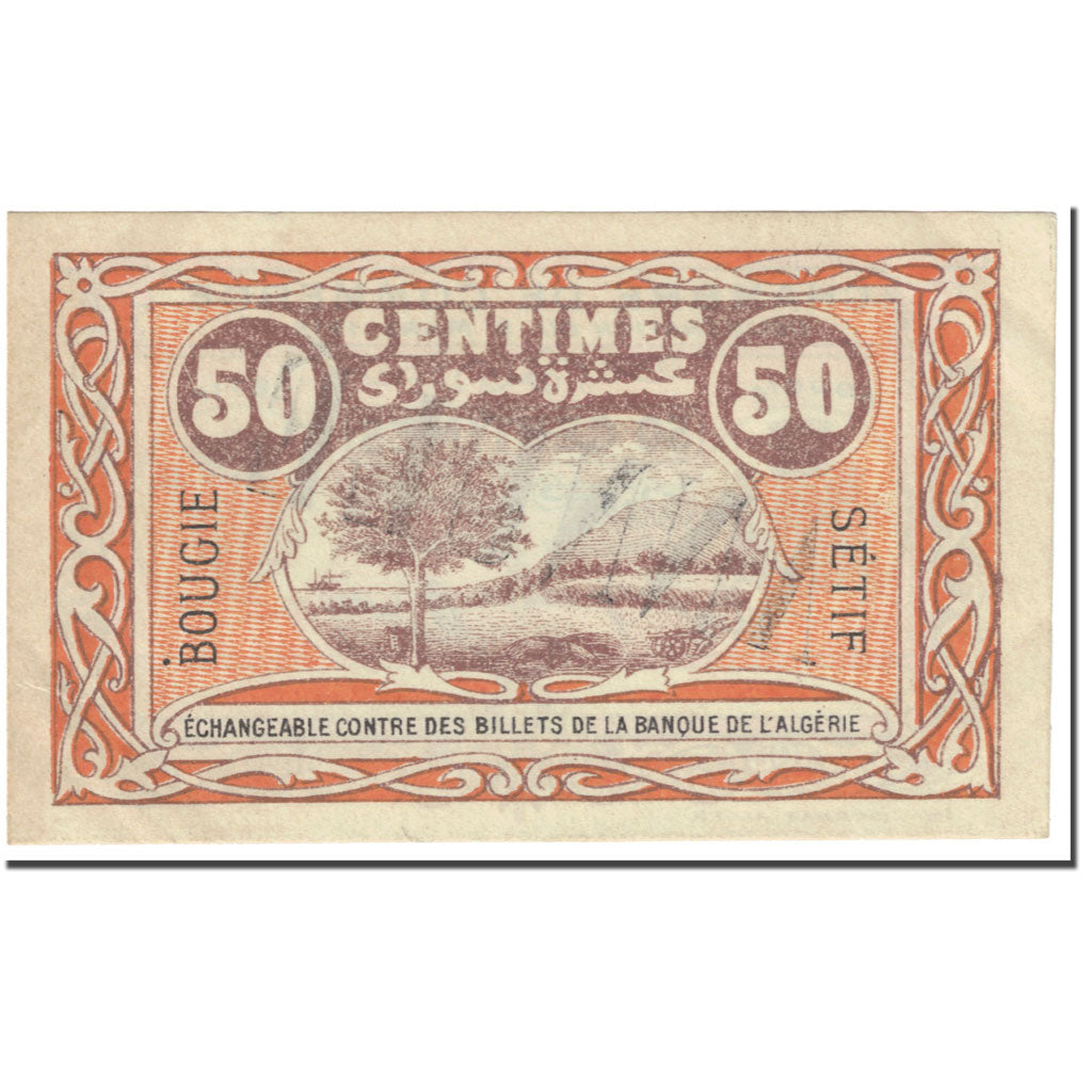 Banknote, Algeria, 50 Centimes, JP.139.04, 1918-03-09, UNC(65-70)