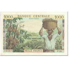 Banknote, Cameroon, 1000 Francs, 1962, Undated (1962), KM:12a, UNC(63)
