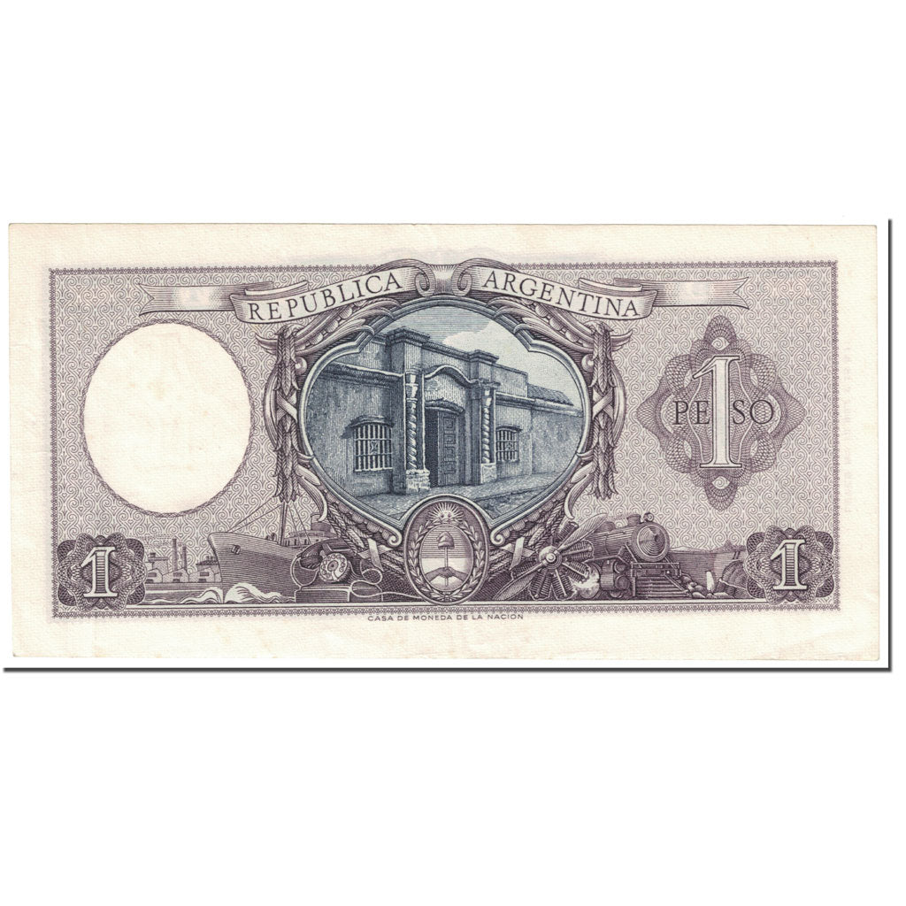 Billete, 1 Peso, 1952-1955, Argentina, undated (1952-1955), KM:260b, SC