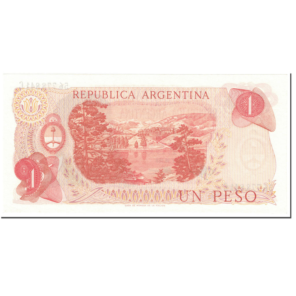 Billet, Argentine, 1 Peso, 1972, Undated (1972), KM:287, NEUF